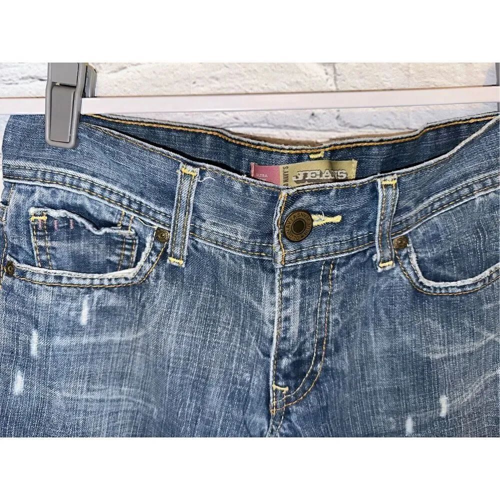 Old Navy Vintage Ultra Low Waist Capri Jeans 6 Regular - Picture 5 of 10